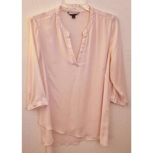 Zac and Rachel Woman Pastel Pink Longline Layered Tunic Top Size 2x EUC
